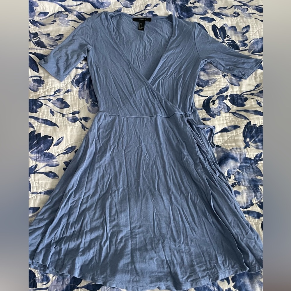 Baby blue dress